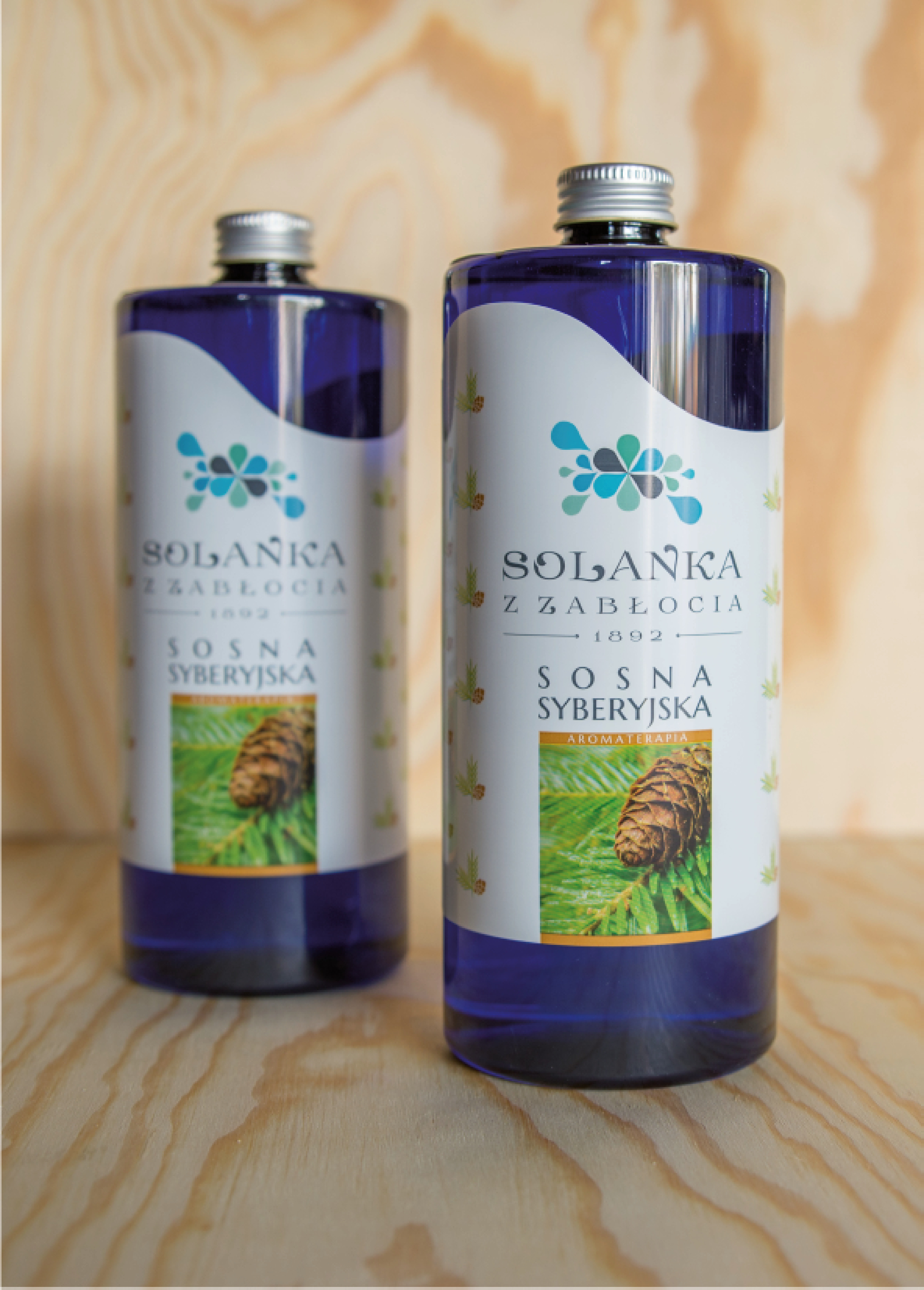 Solanka z Zabłocia Solanka inhalacyjna - sosna syberyjska 1000 ml Aromaterapia SOL_1000S