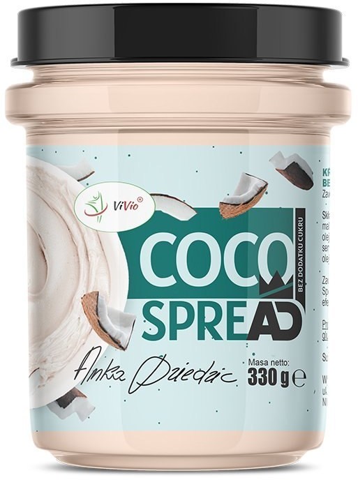 VIVIO Krem kokosowy bez dodatku cukru 330g Anka Dziedzic