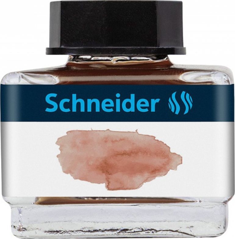 SCHNEIDER Atrament do piór 15 ml cognac ciemnobrązowy SR6937