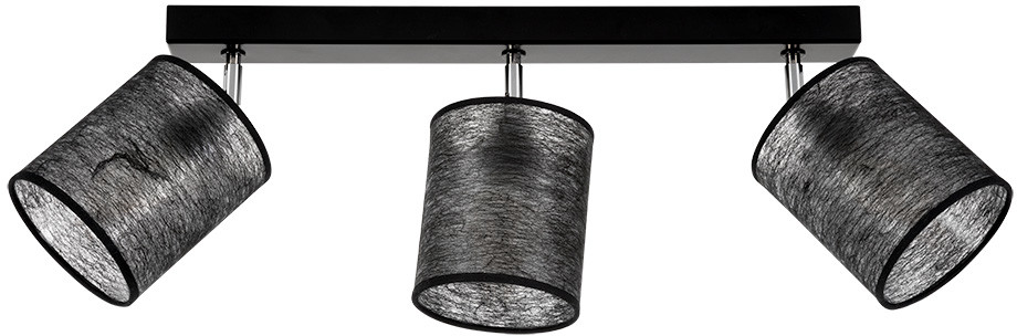 Spotlight Listwa reflektorowa Nevoa czarna 3 x E27