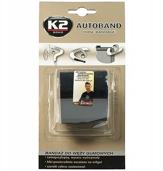 Bandaż do węży gumowych K2 Autoband 5cm x 3m