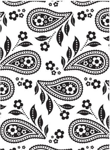 Darice darice 1218  30 wytłaczania, Paisley, plastik, przezroczysty, 10,8 x 14,6 x 0,4 cm 1218-30