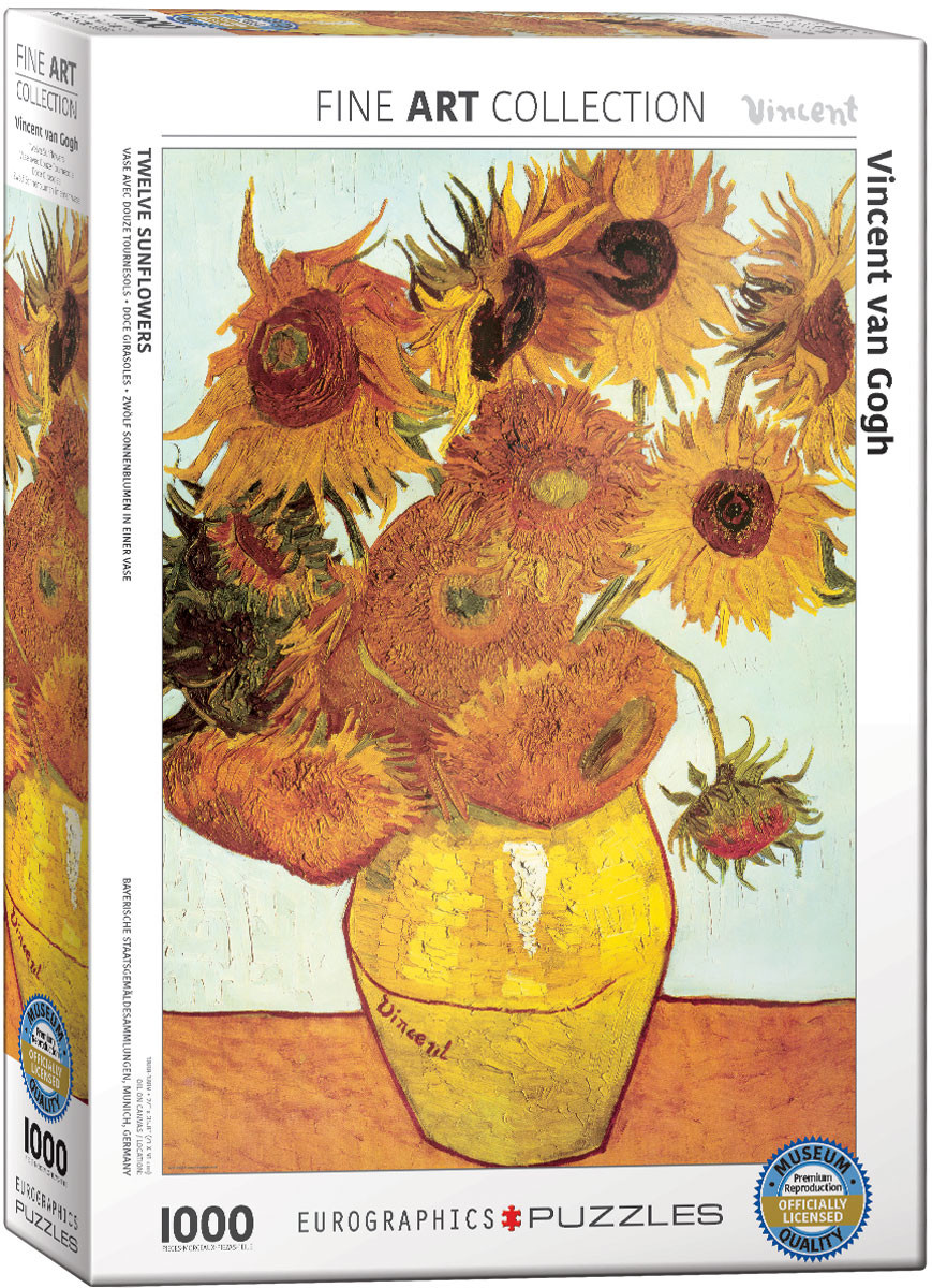 Eurographics Puzzle 1000 elementów Słoneczniki Vincent van Gogh