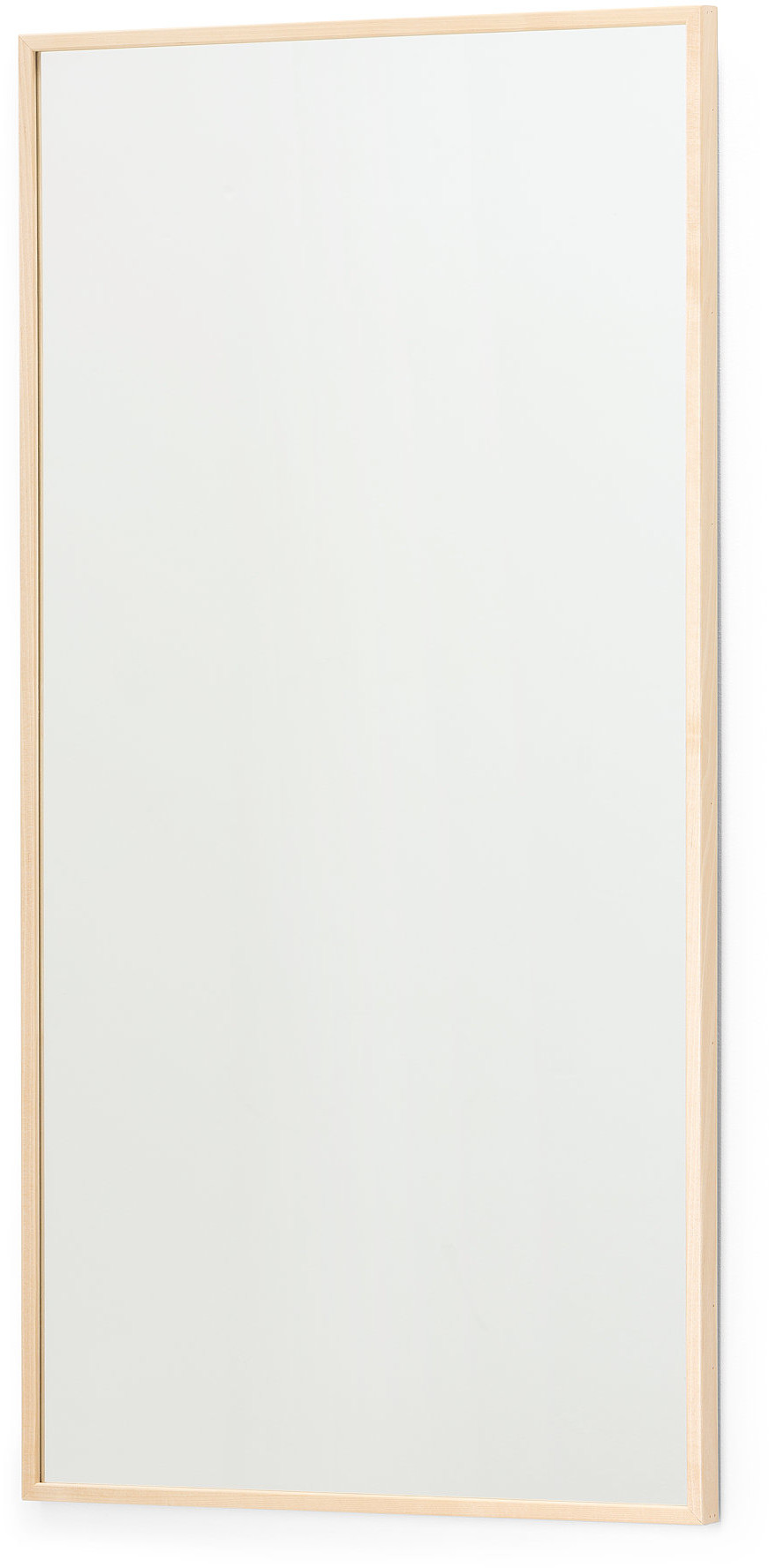 AJ Produkty Lustro pełnej długości, 620x1220 mm, rama brzoza