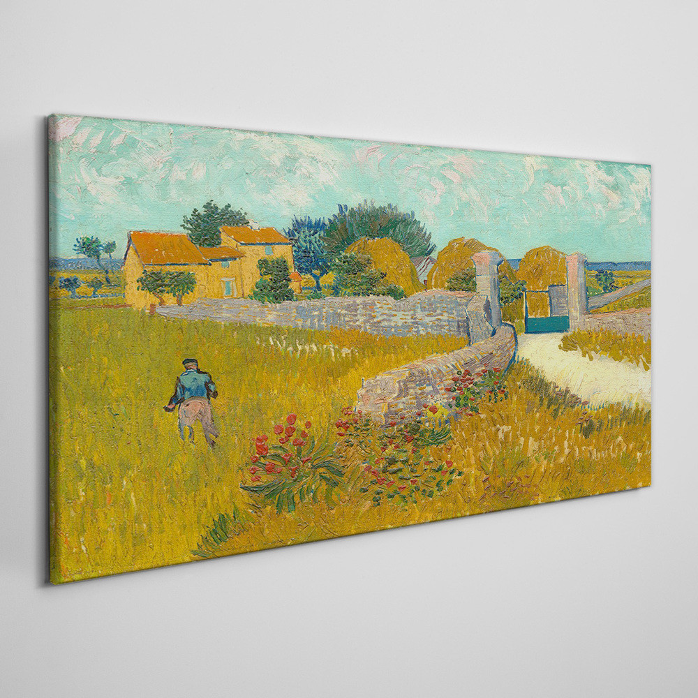 PL Coloray Obraz Canvas Dom Prowansji Van Gogh 140x70cm