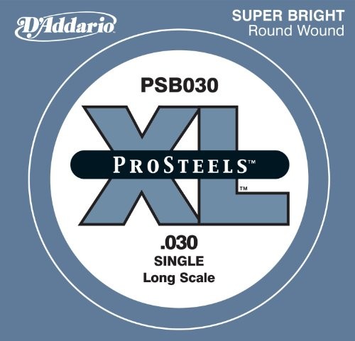 DAddario 030 ProSteels długa skala pojedynczy sznurek do gitary basowej PSB030