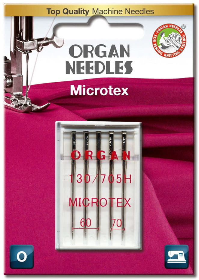 Organ Igły półpłaskie 130/705H microtex mix 60-70 blistr