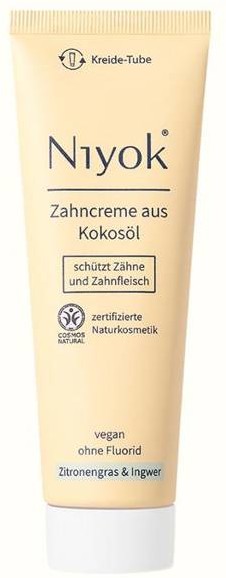 Niyok Pasta do zębów z bio-olejem kokosowym TRAWA CYTRYNOWA + IMBIR 247/5001