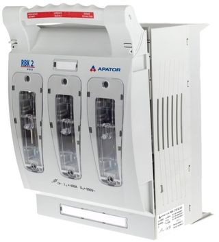 Apator Rozłącznik izolacyjny bezpiecznikowy 400A RBK 2 pro-M SD 60 /zaciski śrubowe do 240mm2/ 63-811686-061