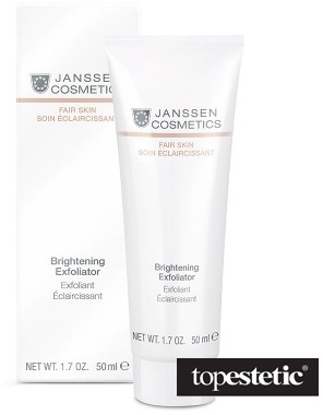 Janssen Cosmetics Janssen Cosmetics Brightening Exfoliator Peeling z kwasem glikolowym i cytrynowym 50 ml