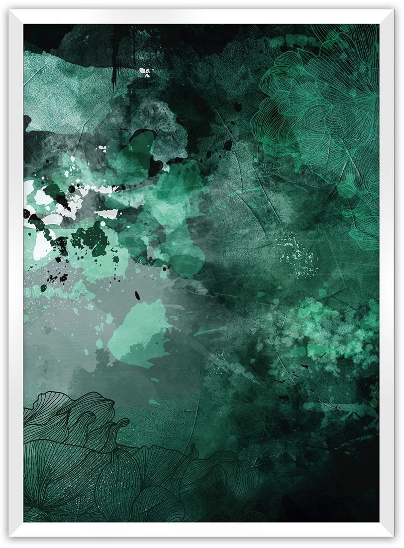 Dekoria Dekoria Plakat Abstract I 70 x 100 cm Ramka Biała 223F-000-20