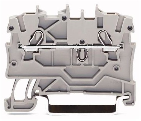 WAGO Terminal przepustowy WAGO 3.50 mm Sprężynowe czarny 2000-1205 100 szt 2000-1205