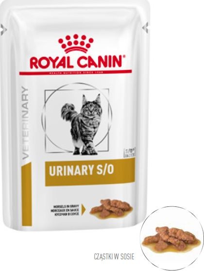 Royal Canin Urinary S/O 12x85g cząstki w sosie RKUS12X85G