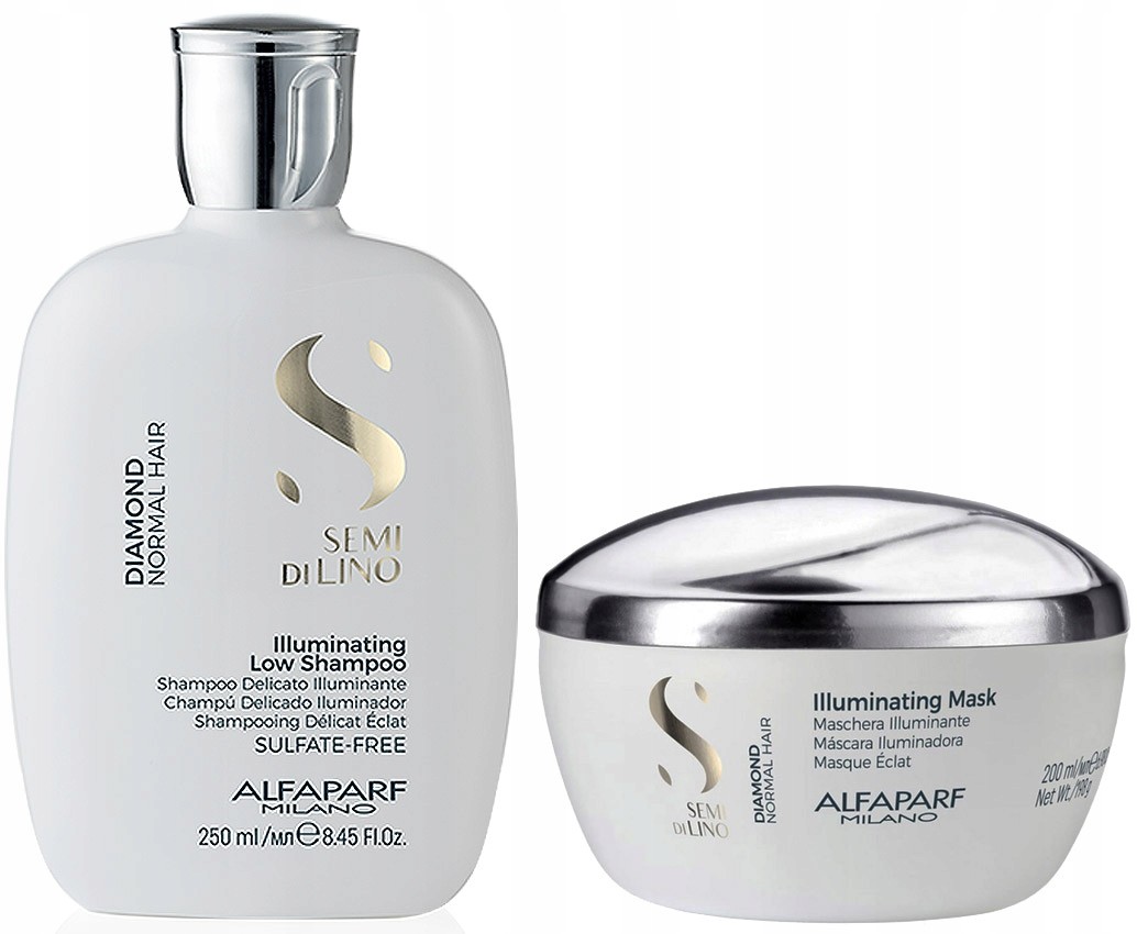 Alfaparf Semi Di Lino Diamond Szampon 250ml Maska