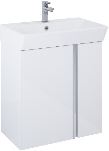 Elita Skye set 60 2D umywalka + szafka white gloss 168349 5907546871888