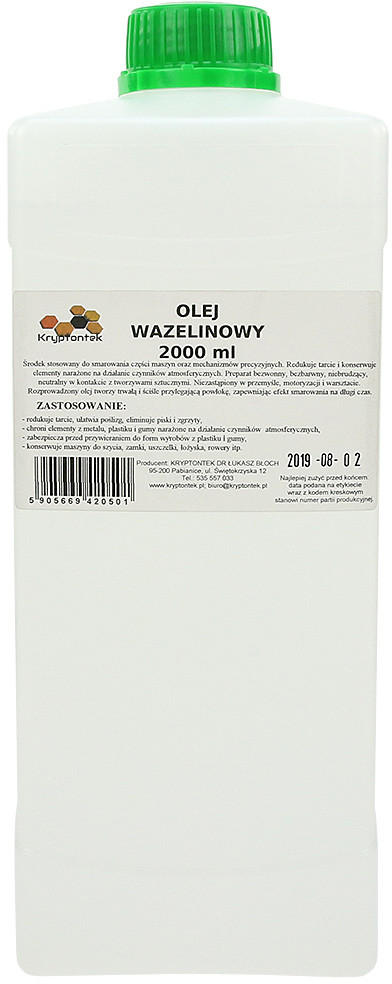 Olej Wazelinowy Konserwacja Maszyn 2L