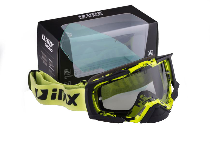 IMX Gogle IMX Dust Graphic Flo Yellow/Black Matt 2 szyby zestaw 3801822_130_OS