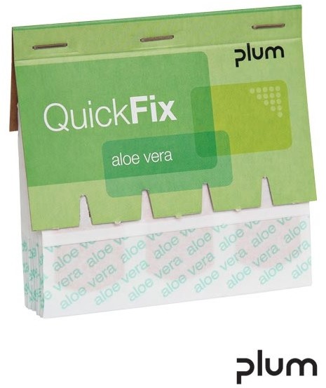 R.E.I.S. PLALU 75x25 - Plastry z podkładką z mikronizowanego glinu Quick Fix PLUM 72x25 mm - 45 sztuk.