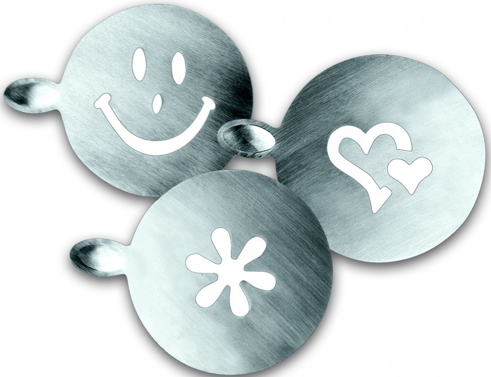 Ibili Zestaw do dekoracji kawy, 3 szt.