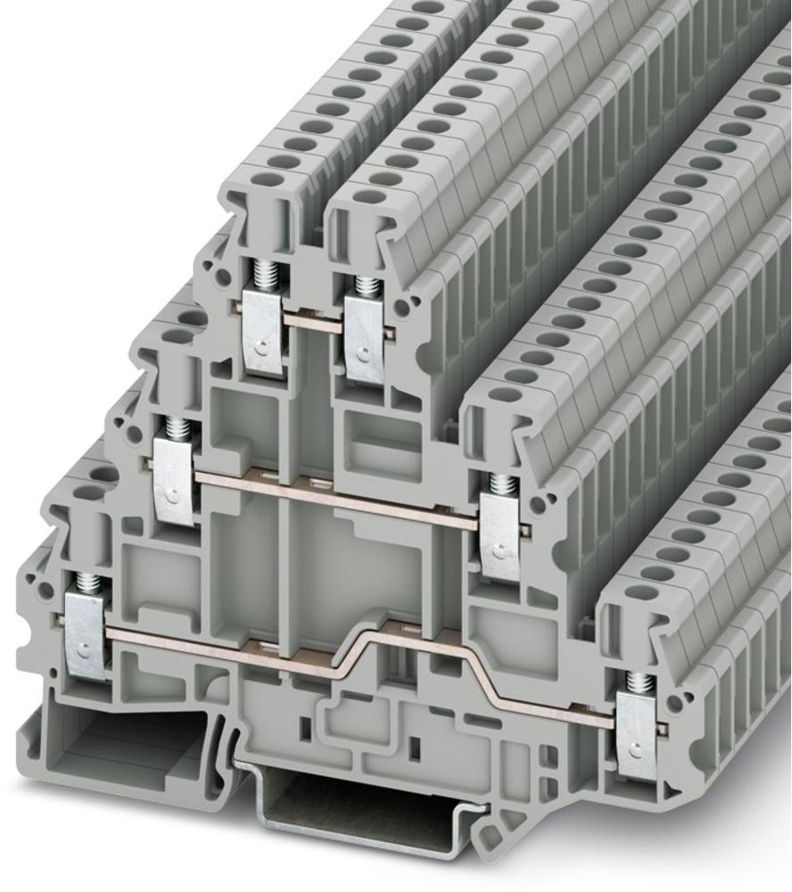 Phoenix Contact Zacisk wielopoziomowy UT 2 5-3L UT 2 5-3L Phoenix Contact 3214259 szary Zawartość 50 szt UT 2 5-3L