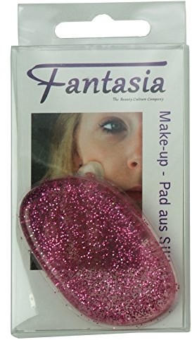 Fantasia silikonowe Make Up  Pad mit Glitter Pink 91273