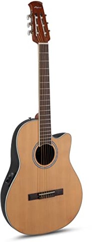 Applause Applause AB24CC-4S Mid Cutaway gitara elektroakustyczna tradycyjna, nylon, naturalny satynowy AP521134