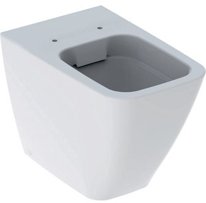 Geberit 211910000 Stoj$246ca miska WC iCon Square z ceramiczną muszlą toaletową przylegająca do ściany kryte mocowania Rimfree