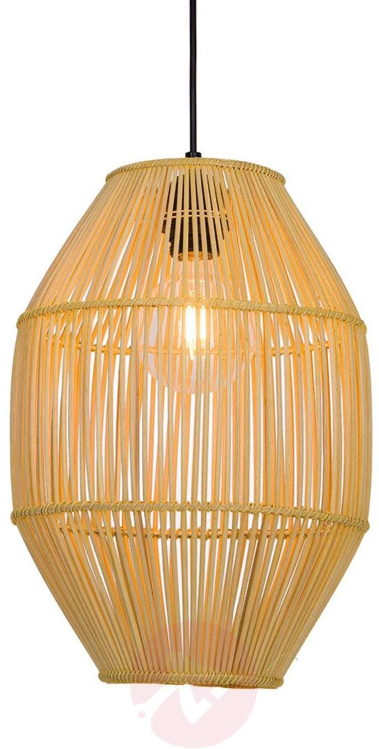 Viokef Lampa wisząca Anteo z rattanu, wysoki owal