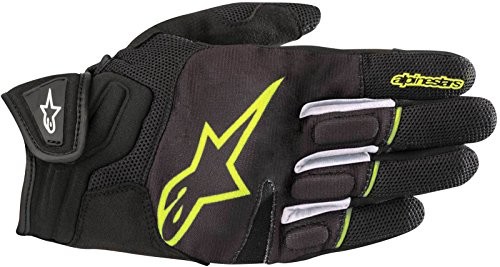 Alpinestars Alpine Stars rękawiczki rękawice Atom czarna skóra żółty Stretch lato rozm. 9/L 1694480303