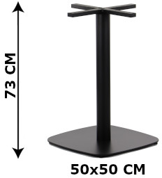 Stema SH Podstawa stolika SH-3050-4/B, 55x55 cm, (stelaż stolika), kolor czarny SH-3050-3/B_20190215133826
