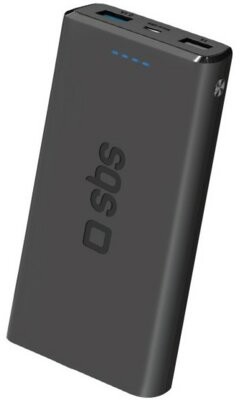 SBS Powerbank Pocket Fast Charge 10000 mAh Czarny