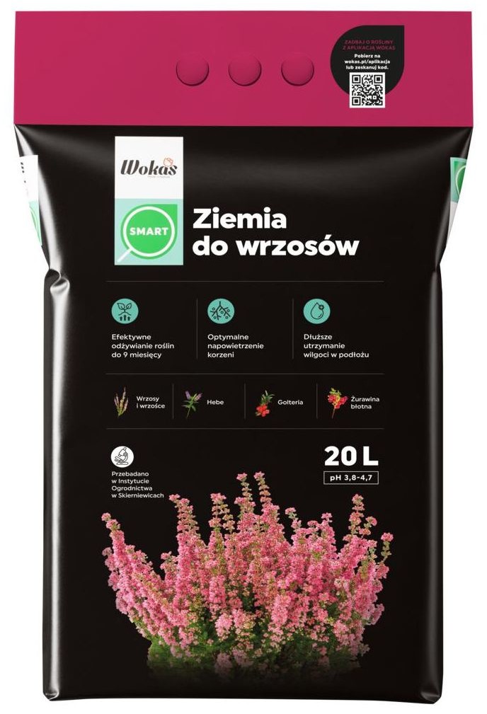 Ziemia do wrzosów Smart 20l Wokas