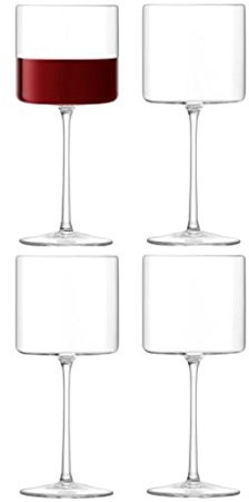LSA International Otis kieliszek do wina czerwonego, szkło, przezroczysty, 310 ML, 4 sztuki OF03