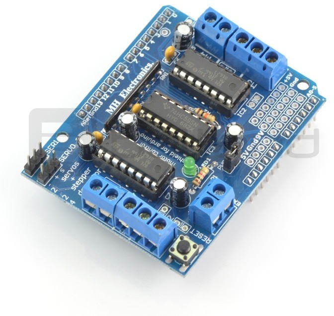 L293D Motor Driver Board - sterownik silników 36V/0,6A - nakładka dla Arduino MOD-08224