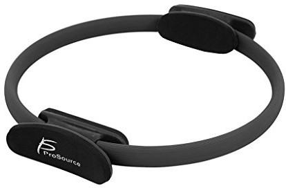 ProSource prosource Pilates rezystor ring 35,6 cm Dual Grip uchwyty do Toning i fitness-choose swój kolor, 35,6 cm ps-2303-pr-black