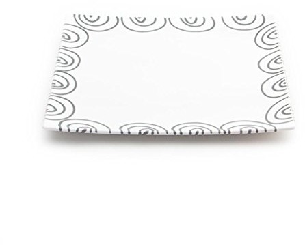 Gmundner Keramik Gmundner ceramika manufaktura 0106tpec31 płomieniowa miejsca talerz prostokątny, 31 x 31 cm 0106TPEC31