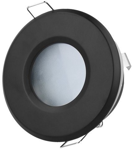 LED line Oprawa GU10, MR16 wodoodporna, okrągła, stała, odlew - aluminium czarna 471055