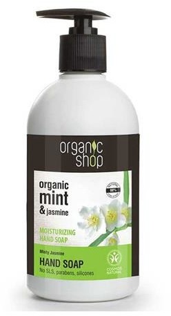 Organic Shop Organic Mint & Jasmine Moisturizing Hand Soap nawilżające mydło do rąk 500ml 50711-uniw