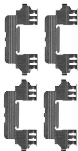 DELPHI Zestaw akcesoriów, klocki hamulcowe LX0629