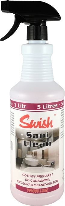 Swish Swish Sani Clean Środek do mycia łazienek w sprayu 1 l SANI CLEAN