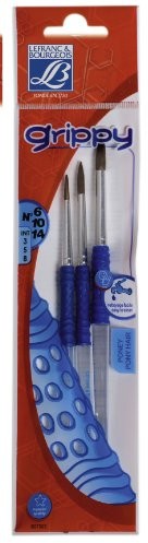 Lefranc & Bourgeois 807303 pędzel dziecko, plastik, blau, 1,8 x 5,5 x 24 cm 807303