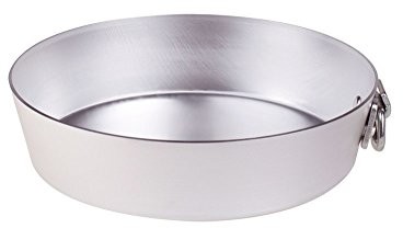 Pentole Agnelli pentole agnelli forma do ciasta o kształcie stożka z pierścieniem, wykonany z aluminium, srebrny, srebrny/czarny, 26 cm ALMA14326