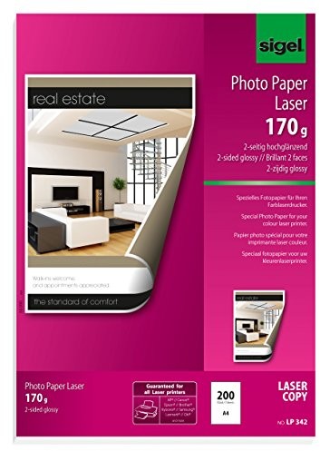 Фото - Папір Papier fotograficzny SIGEL LP342 DIN A4 błyszczący 170 g/m² 200 arkuszy