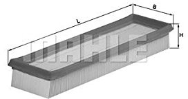 Mahle knecht LX 509 filtr powietrza LX 509