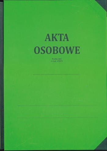 Firma krajewski Akta osobowe [Pu/Os-223] Pu/Os-223