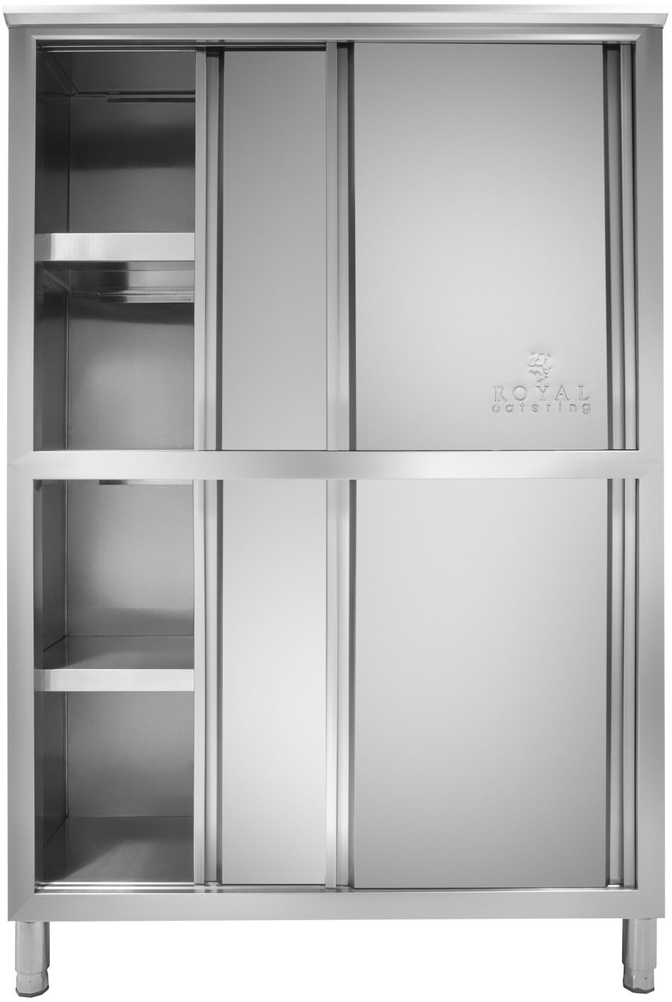 Royal Catering Szafa na naczynia - 120 cm - stal nierdzewna RCGE-120 RCGE-120