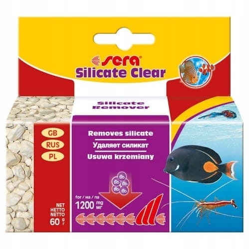 Sera Silicate Clear 60g Wkład Usuwa Krzemiany