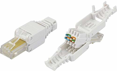 TRU COMPONENTS TRU COMPONENTS 93014c935 wtyczka RJ45, beznarzędziowa wtyczka 817966, prosta natura 1 szt 817966