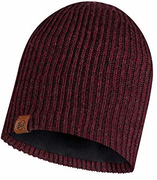 Buff Unisex Adult 116032.632.10.00 KNITTED & POLAR HAT LYNE MAROON, rozmiar uniwersalny 116032-632