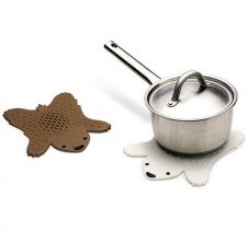 OTOTO Podkładka pod garnek Grizzly White Ototo ODBIERZ RABAT 5% NA PIERWSZE ZAKUPY OT865